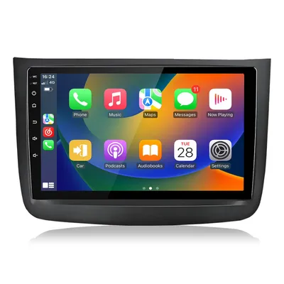 Produktbild von 4+64GB 10''Android14 Autoradio 8kern 4GSIM Carplay FM GPS Navi SWC WIFI Geeignet Für Benz Viano Vito W639 2010-2015 DAB+ BT FM