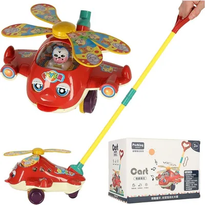 Produktbild von Push Stick Hubschrauber Flugzeug mit Sound