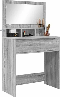 Produktbild von Schlafzimmer-Frisiertische Graues Sonoma 80 x 39,6 x 135 cm