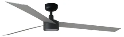 Image de Ventilateur de plafond à basse consommation avec éclairage LED et télécommande Cruiser XL Aluminium 160 cm