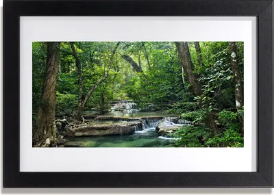 Produktbild von Bild 30x20 MDF-Rahmen Wandkunst Wald  Natur