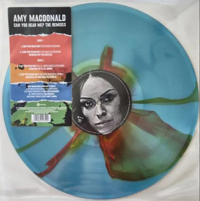 Productafbeelding van Amy Macdonald: Can You Hear Me: The Remixes (Transparant blauw vinyl met rode en gele spikkels)