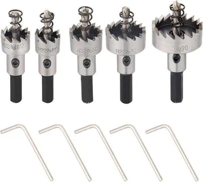 Obrázek produktu pro Sada 5 kusů brusných kotoučů HSS – 16–30 mm – nerezová ocel – nářadí