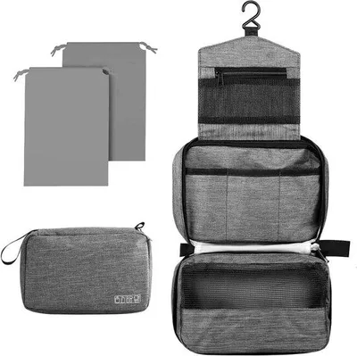 Produktbild von Famanu Kosmetiktasche Aufhängbar - Grau