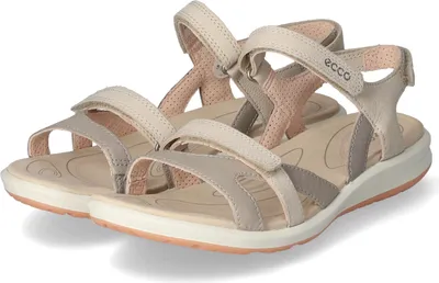Productafbeelding van Ecco dames sandalen, beige (zilvergrijs, gravelroze), maat 37