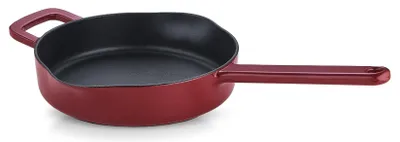 Productafbeelding van Geëmailleerde gietijzeren pan, 24 cm, met antiaanbaklaag