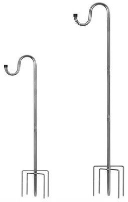Image de Nichoir avec éclairage, en métal, 117 cm, 5 nichoirs, pour le jardin