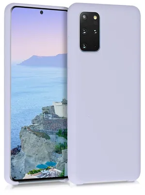 Produktbild von kwmobile Handyhülle für Samsung Galaxy S20 Plus Hülle - Case Silikon - Kabelloses Laden - Schutzhülle Cover in Pastell Lavendel