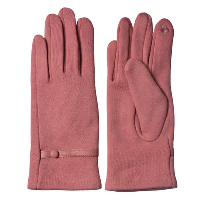 Produktbild von Clayre & Eef Winterhandschuhe 8x24 cm Rosa Baumwolle