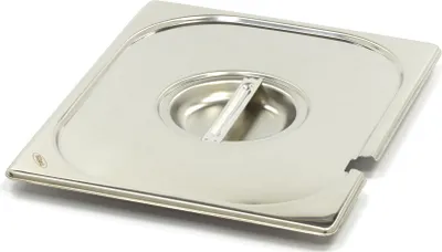 Image de Maxima - Couvercles Gastro Gastronorm - 1/2 GN - acier inoxydable - avec rupture