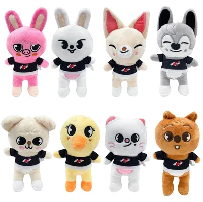 Imagen del producto de Juego de 8 figuras de peluche para fans