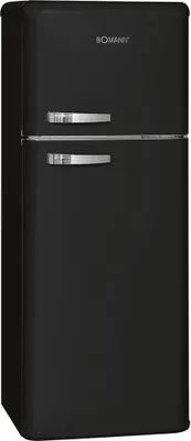 Image de Réfrigérateur et congélateur 208L retro noir DTR 353.1 noir