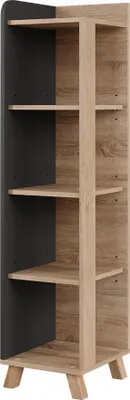 Produktbild von Badregal Vicco Karen Sonoma/Anthrazit 30 x 128 cm mit 4 Fächern, Model 54689
