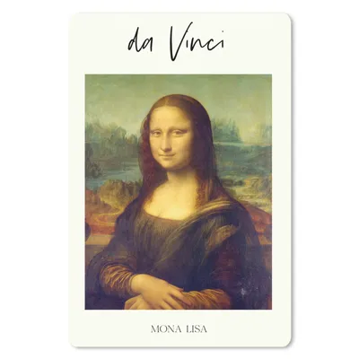 Produktbild von MuchoWow® Mauspad Mousepad Mona Lisa - Leonardo da Vinci - Kunst 40x60 cm - Mousepads - Maus Mat - Pad - Mausunterlage - Schreibtisch Accesoire