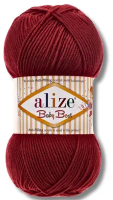 Produktbild von Alize 1x 100g Baby Best Wolle, Antipilling, Uni, Häkeln, Stricken (390)
