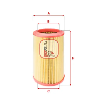 Produktbild von Luftfilter SOFIMA S 1250 A für ALFA ROMEO 147 (937) Filtereinsatz
