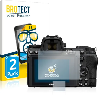 Produktbild von 2x Für Nikon Z 7 II Schutzfolie BROTECT Displayschutz Display Schutz Folie Klar Transparent