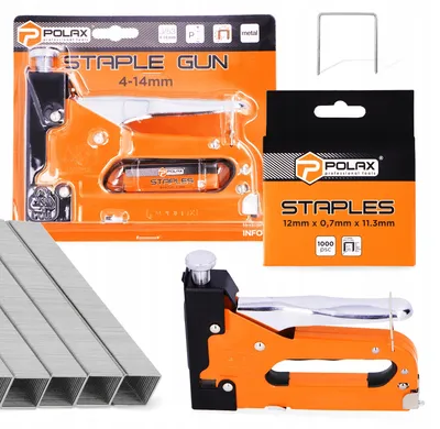 Produktbild von Polax Hand-Polsterhefter Metall für Klammern 4-14 mm