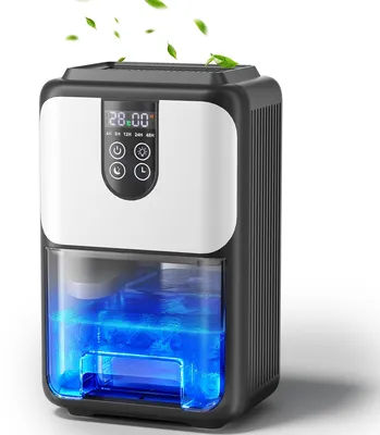 Luftentfeuchter 1,8 l, leise, mit Abtaufunktion, Timer, für Schlafzimmer & Bad