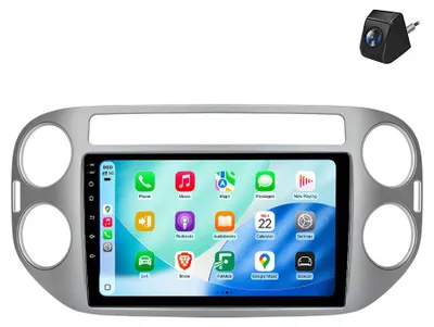 Obrázok produktu pre Android rádio 64GB pre VW Tiguan 2007-2016 Carplay Navi Ovládanie na volante Bluetooth RDS WIFI DSP GPS DAB+
