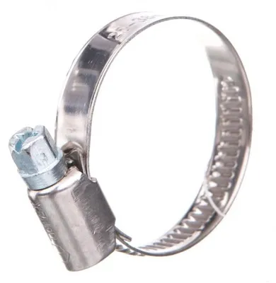 Imagen del producto de Abrazadera para mangueras TOPEX, modelo 37D506, para diámetros de 25-40 mm, con banda de acero de 9 mm