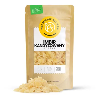Zdjęcie produktu dla Imbir Kandyzowany Kostka 500 g
