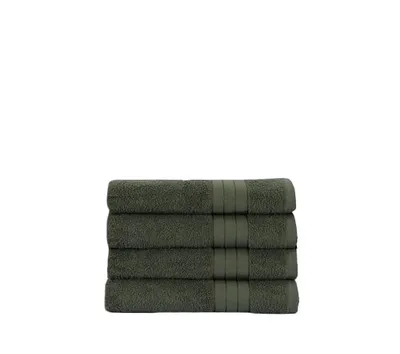 Produktbild von 4 Stück Handtücher set 50x100 cm  GrŸn