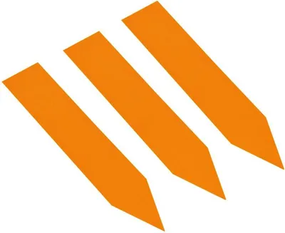 Obrázek produktu pro PVC samolepicí štítky CombiCraft 60 x 13 mm oranžová - 100 kusů