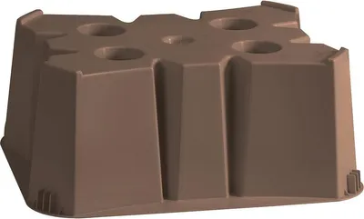 Produktbild von BELLI rechteckige, taupefarbene Regentonne, 350 l