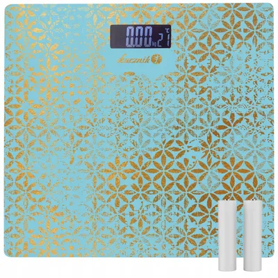 Obrázek produktu pro Elektronická váha BS-973, rozsah až 150 kg, LCD displej, automatická kalibrace, tvrzené sklo