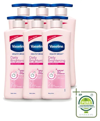 Produktbild von 6 x Vaseline Even Tone Daily Brightening Bodylotion 600 ml - Großpackung - 6 Stücke
