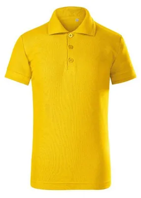 Image de Malfini - Polo pour enfants, piqué PP9991 (116) (jaune)