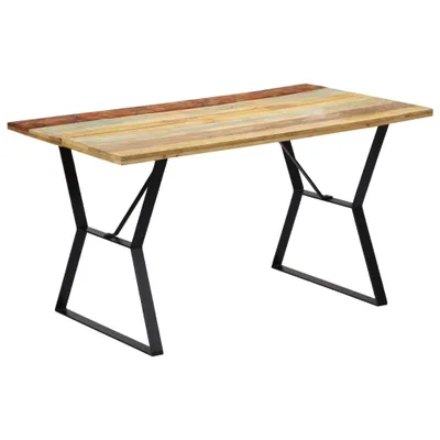 Produktbild von The Living Store Esstisch 140x80x76 cm Altholz Massiv