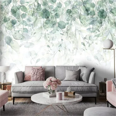 Produktbild von Vlies Fototapete Pflanzen grün Blätter Natur - 350x245 cm - inklusive kleister - Wohnzimmer Schlafzimmer Küche Modern Wandtapete Motivtapeten XXL Tapete Vliestapete UV-Beständig Montagefertig