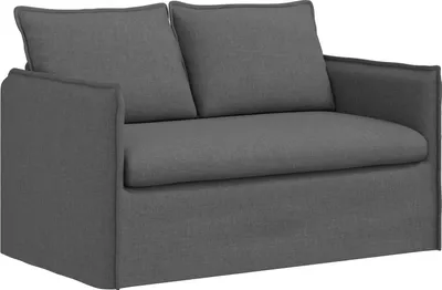 Obrázok produktu pre vidaXL Pohovka tmavošedá 136 x 82 x 85 cm látka