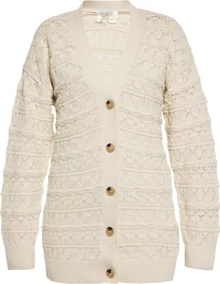 Image de Gilet en tricot pour femmes - Crème foncé. Gilet en tricot pour femmes - Crème foncé, taille XXL