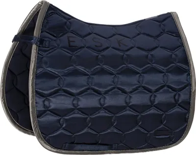 Produktbild von Eskadron Schabracke " SATIN CONTRAST " Form - Pony-Dressur Farbe - dark navy