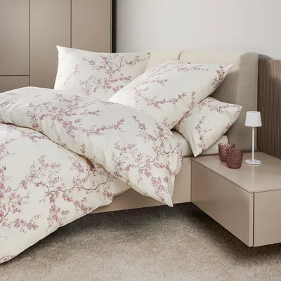 Produktbild von Janine Interlock Feinjersey Bettwäsche Carmen S 55104-01 rosa beere 155x220 cm + 80x80 cm