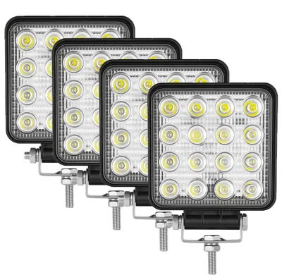 Produktbild von LED-Arbeitslicht, wasserdicht, Helligkeit 3400-4800 Lumen, 4 Pcs Flutlicht