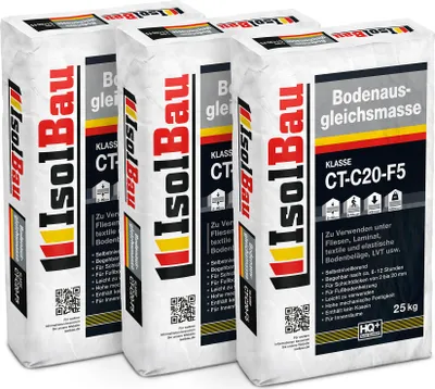 Produktbild von IsolBau Bodenausgleichsmasse 2-20mm Isolbau Ausgleichsmasse 75kg Selbstnivellierende