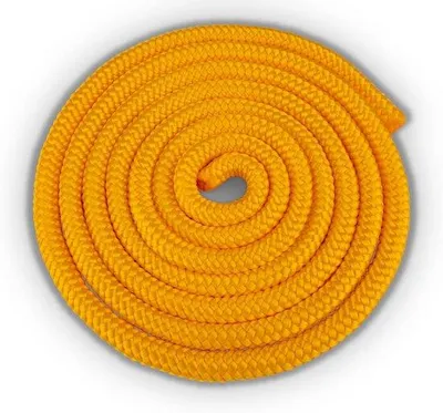 Image de Corde pour enfants et adultes, longueur 2,7 m, couleur jaune, poids 110 g