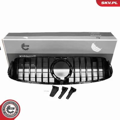 Produktbild von ESEN SKV 66SKV574 Kühlergrill Frontgrill passend für MERCEDES-BENZ GLC (X253) Schwarz Glänzend