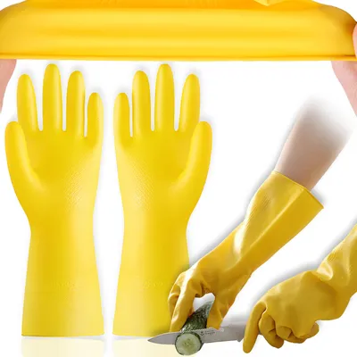 Imagen del producto de Guantes de goma Heckermann, talla M