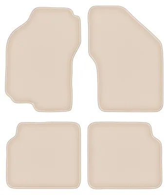Image de Tapis de sol en moquette pour Fiat Bravo 1995-2001 (à hayon) – jeu 4 pièces, beiges, sur mesure – Wielganizator FORTUNA