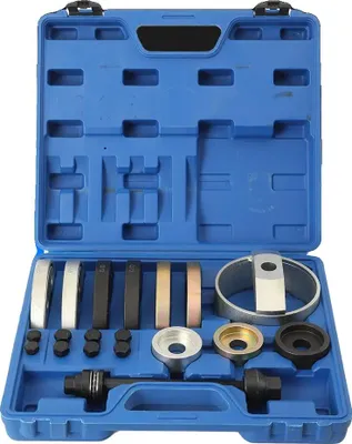 Image de Outil de démontage pour roulements de moyeu de roue, acier allié, jeu de 20 outils, compatible avec les modèles VAG, utilisation efficace, rangement organisé