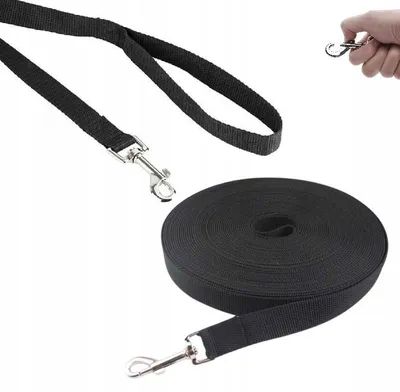 Produktbild von Hundeleine 10m für Jogging schwarz U020