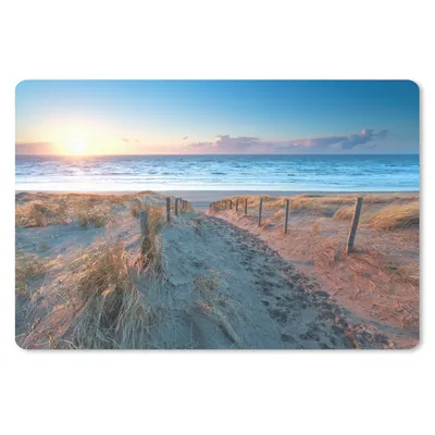 Produktbild von MuchoWow® Schreibtischunterlage Strand - Meer - Sonne - Düne 60x40 cm - XXL Mauspad - Großes Mauspad