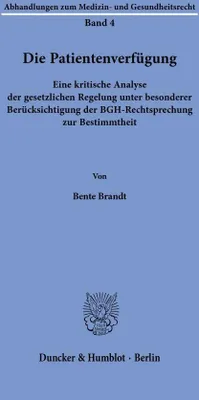 Produktbild von Die Patientenverfügung.