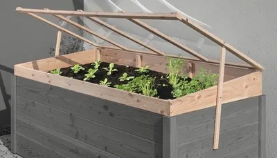 Produktbild von Frühbeetaufsatz Konsta für Hochbeet 209x109 cm douglasie