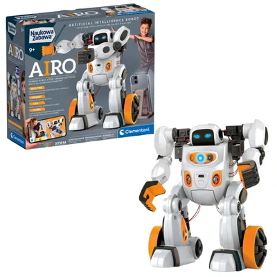 Zdjęcie produktu dla Naukowy zabawny zestaw Robot Airo – język polski Clementoni 50819